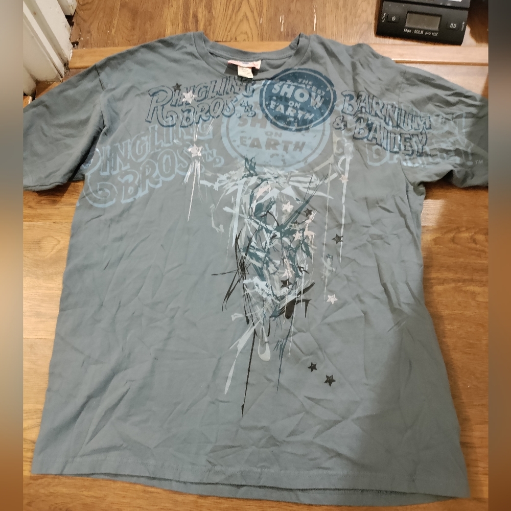 VTG Ringling Bros And Barnum & Bailey Y2K Circus Graphic T-shirt Adult XL
